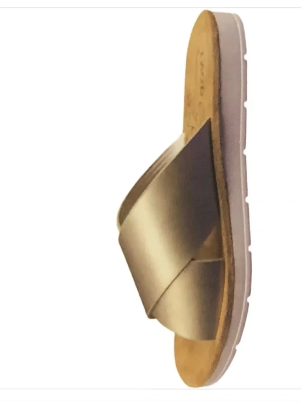 Izod Ladies Alyssa Gold Strap Sandal